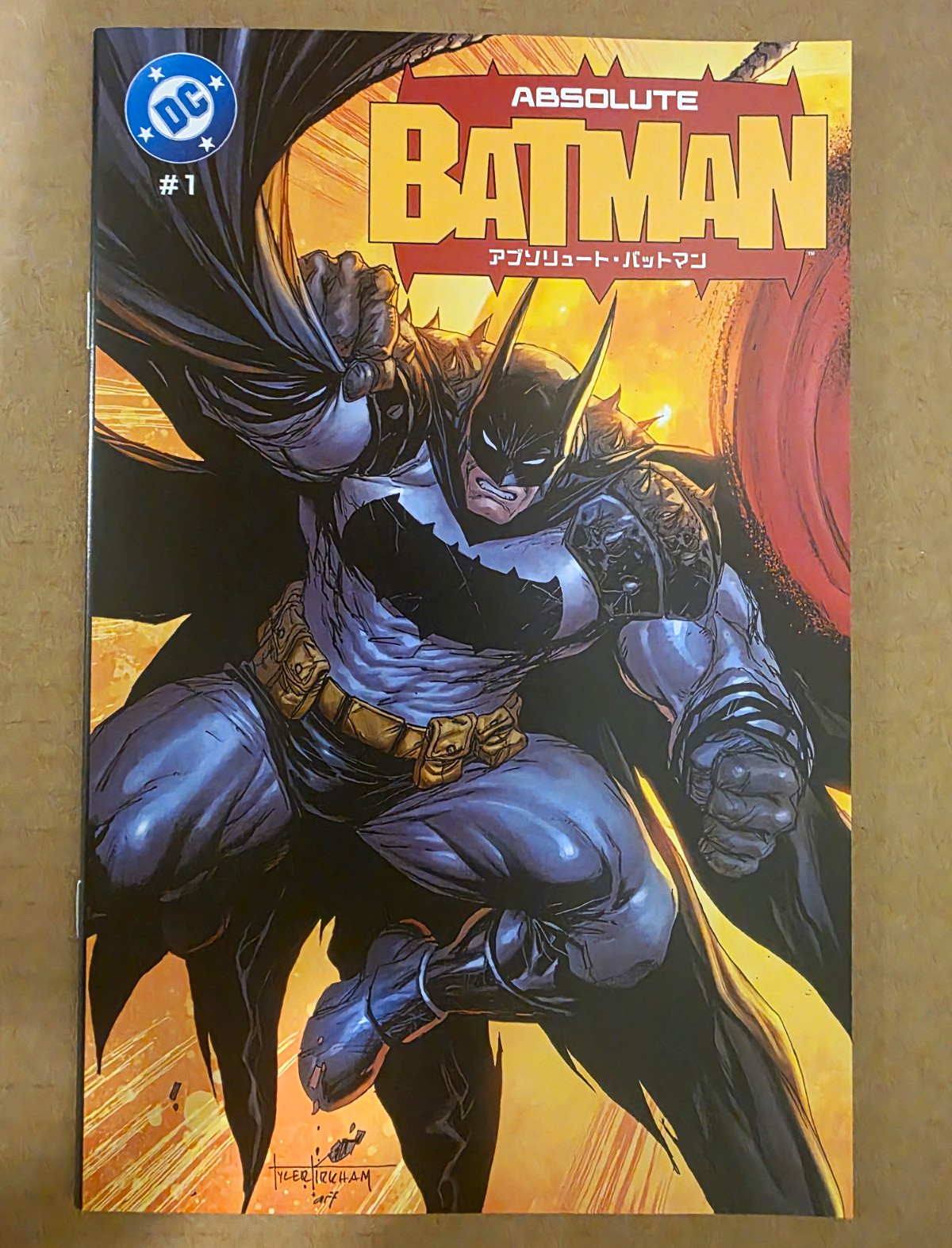 DC Absolute Batman #1 (Japanese) - Tyler Kirkham Variant Cover - 1st Print