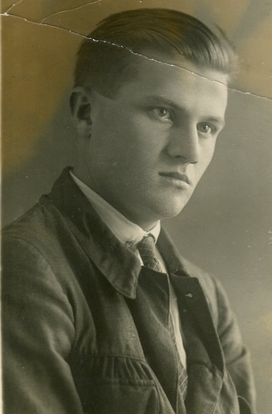 30\'s antique Affectionate handsome young man portrait gay vintage photo