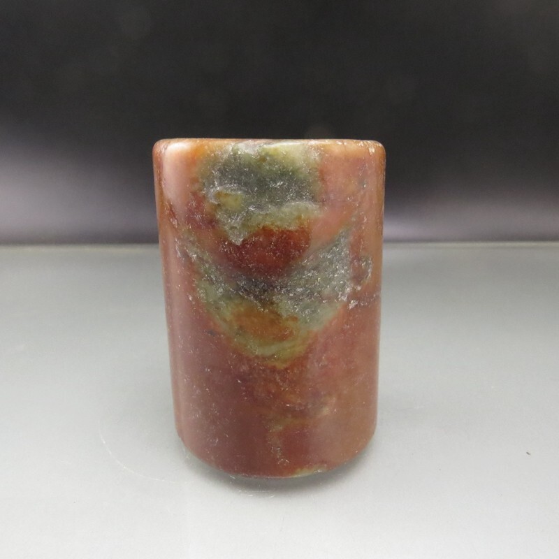 China,old jade,collectibles,hongshan culture,hetian jade,rare cong,statues R(28)