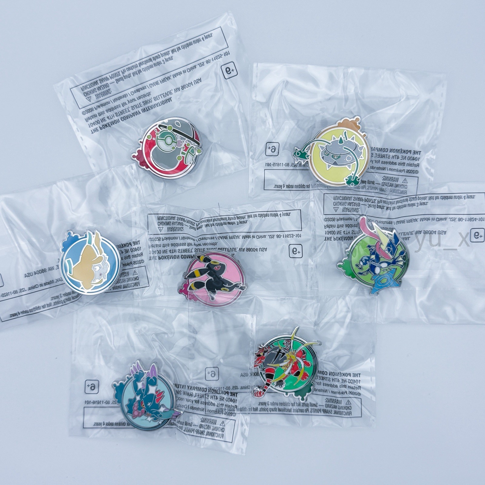 Pokémon XP Worlds Championship 2026 Pin Rally Exclusive San Francisco Set of 7 Pokémon XP Worlds Championship 2026 Pin Rally Exclusive San Francisco Set of 7