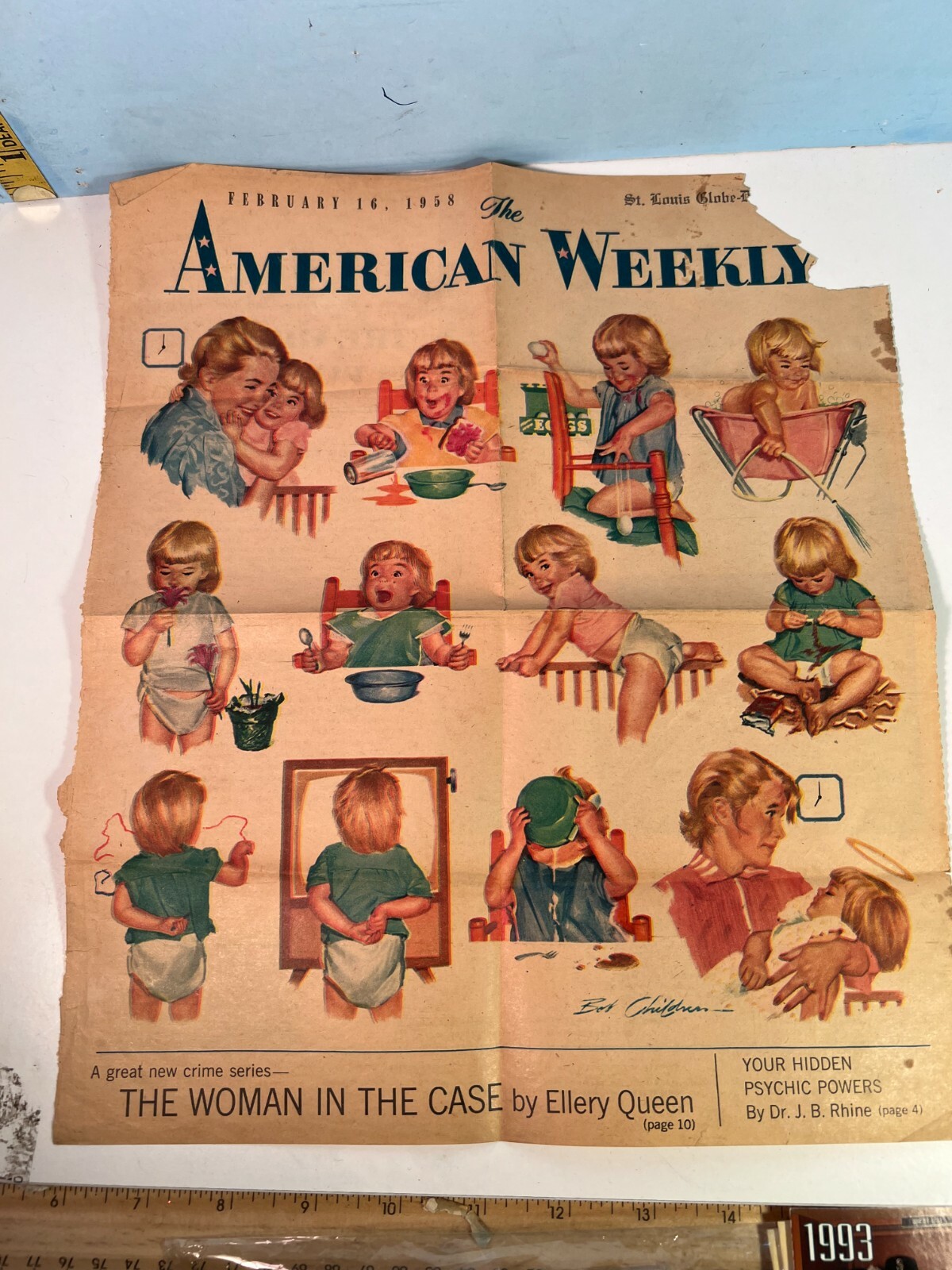 1958 The American Weekly Cover Page Only 1958 The American Weekly Cover Page Only