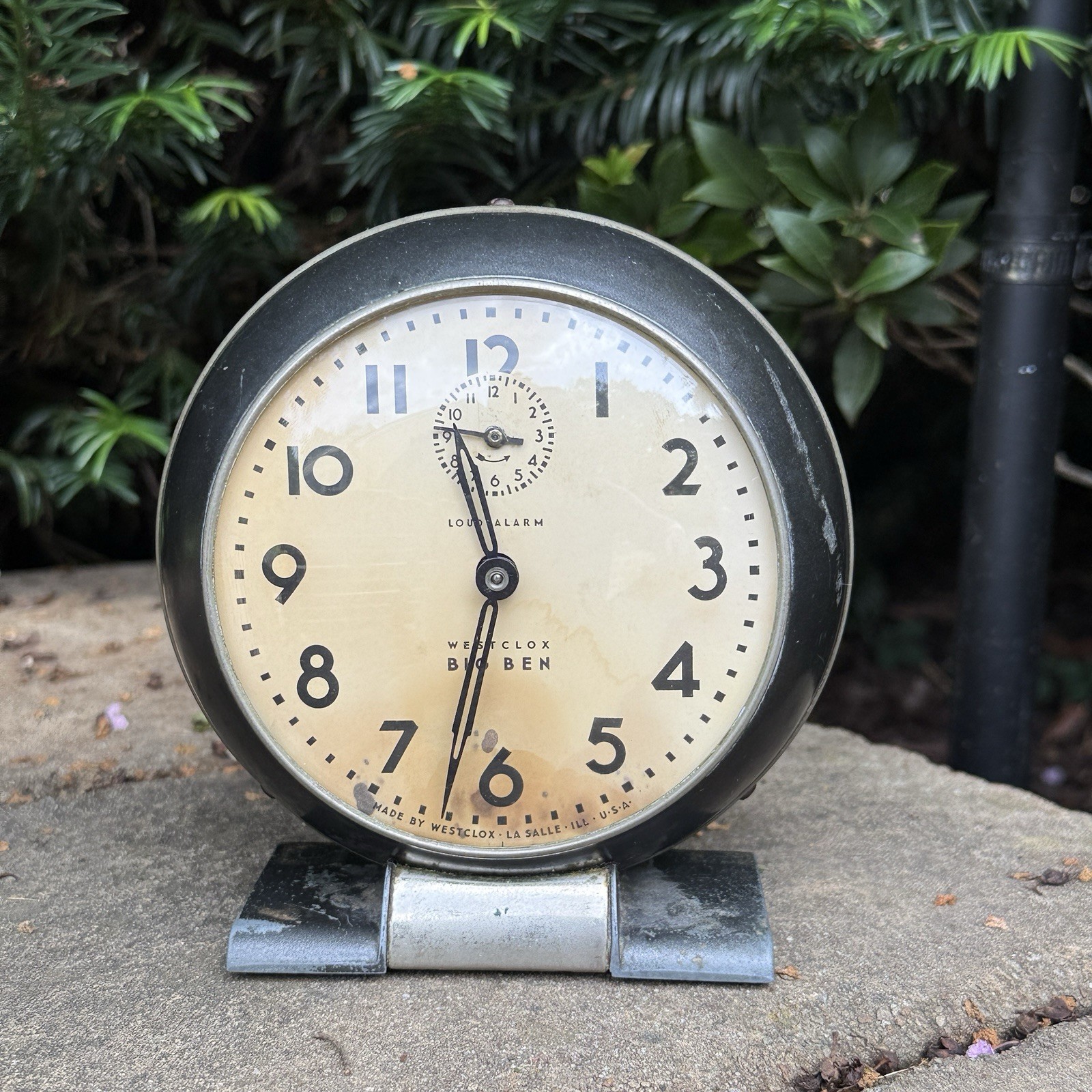 Vintage Westclox Big Ben Style 5 Loud Alarm Clock 1940s USA - FOR PARTS/REPAIR