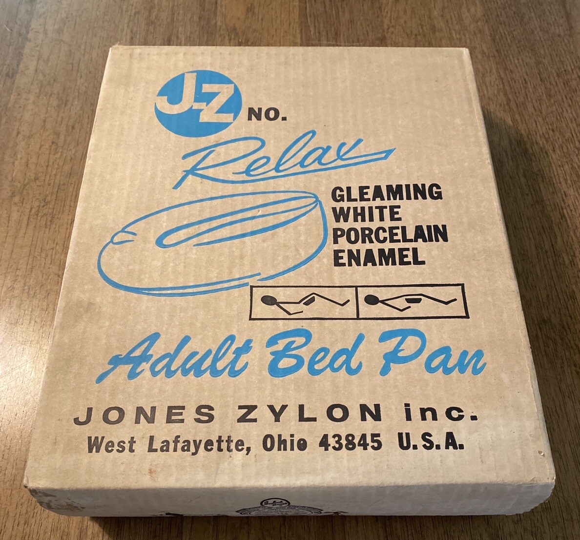 Vtg Jones Zylon J-Z No. 500 RELAX ADULT BED PAN Gleaming White Porcelain Enamel Vtg Jones Zylon J-Z No. 500 RELAX ADULT BED PAN Gleaming White Porcelain Enamel