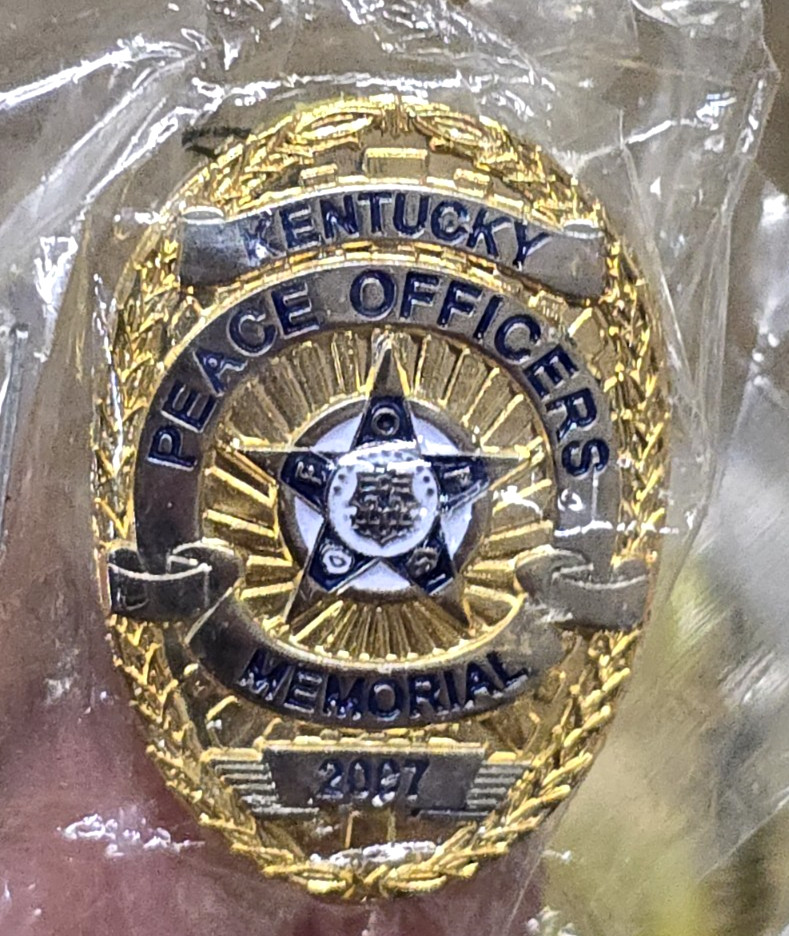 F.O.P. FOP Peace Officers Memorial Kentucky 2007 Lapel Pin