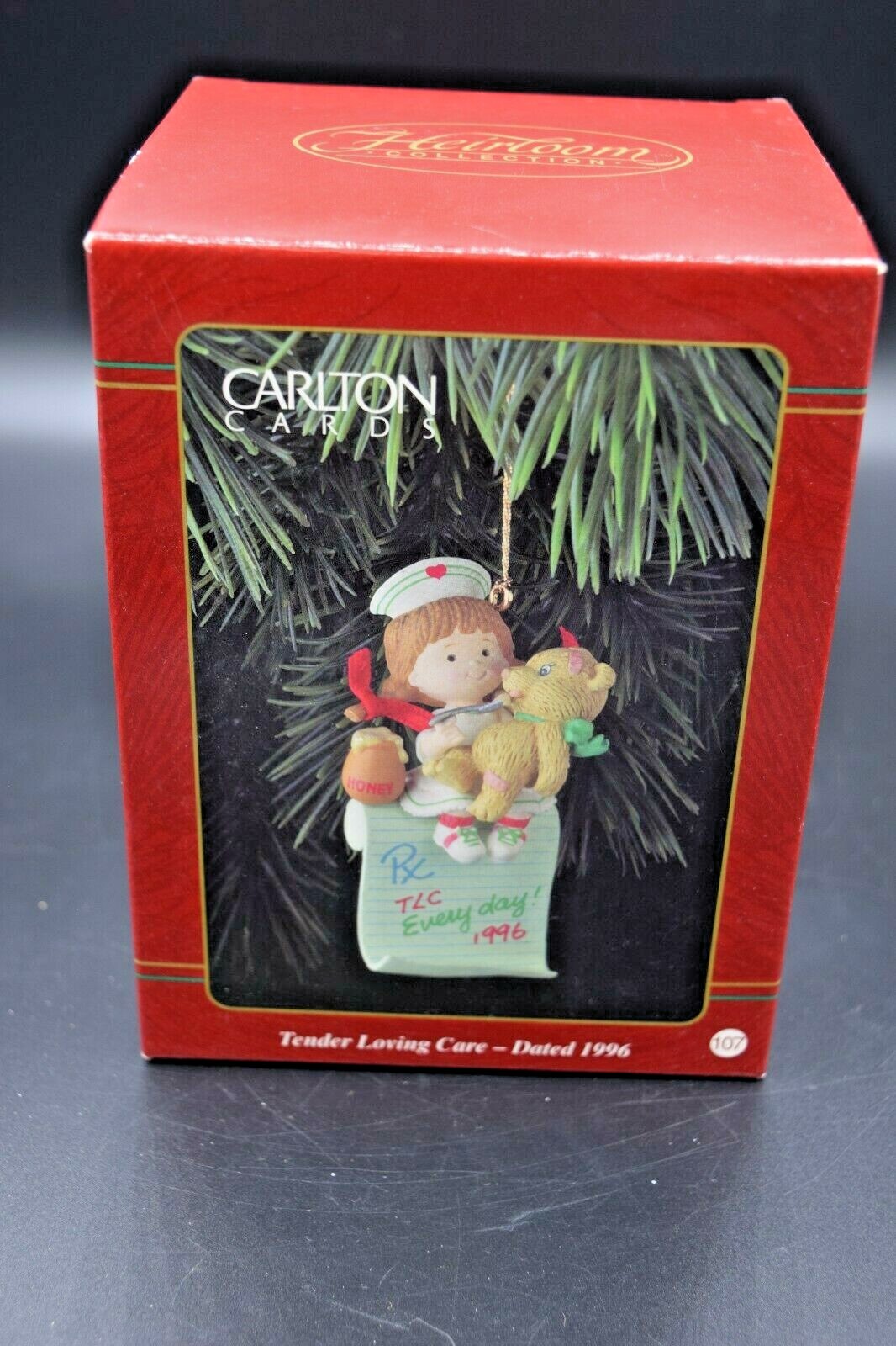 Carlton carts tender loving care Christmas ornament 1996 Carlton carts tender loving care Christmas ornament 1996