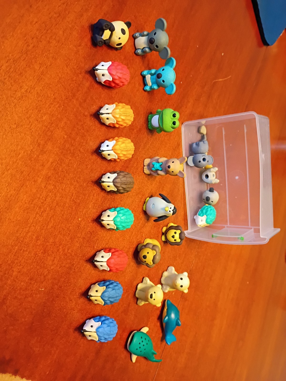 Iwako Japanese Puzzle Erasers  Lot of 20 Animals: Sea Life, Safari, Hedgehog 