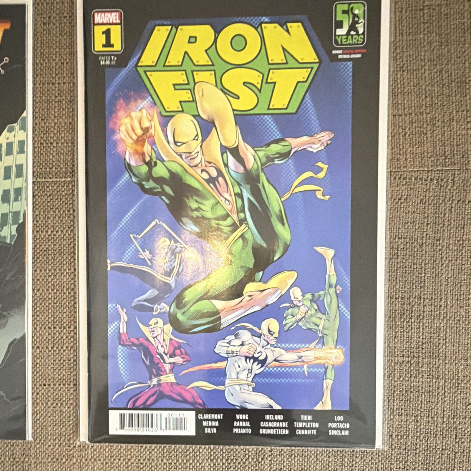 Marvel Comic Lot Iron Man Legacy #4 Ironheart #1 Iron Fist 50th #1 NM Marvel Comic Lot Iron Man Legacy #4 Ironheart #1 Iron Fist 50th #1 NM