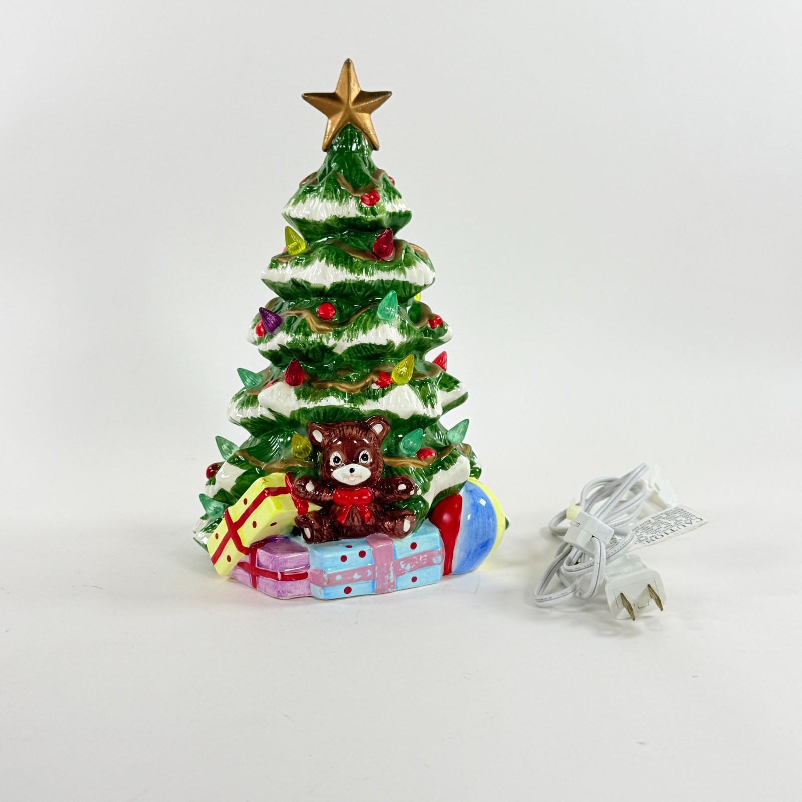 Vintage 1982 Ron Gordon Designs Ceramic Christmas Tree 10.5\