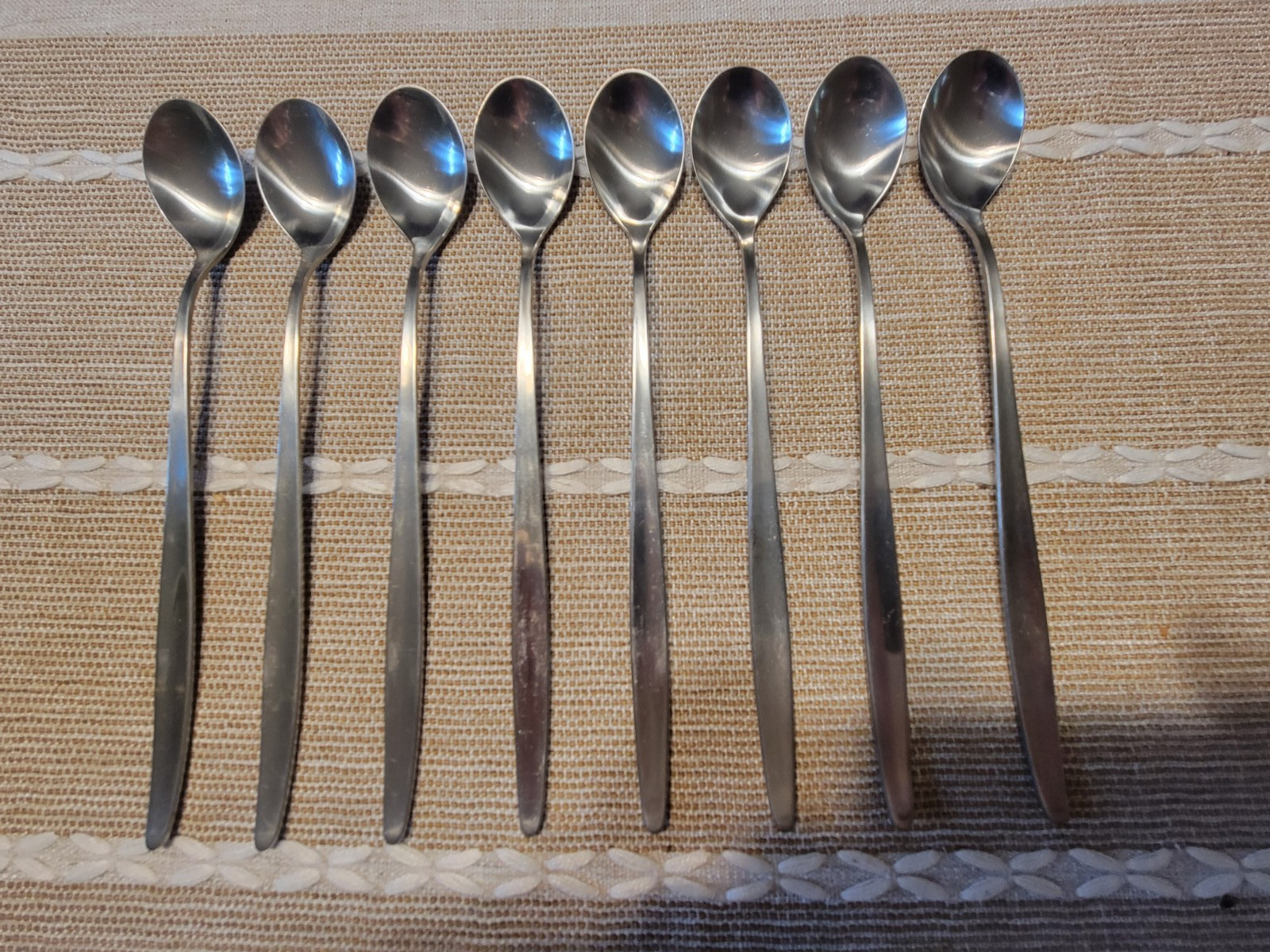 8 WMF Fraser Laurel (Older) Iced Teaspoons 8 5/8