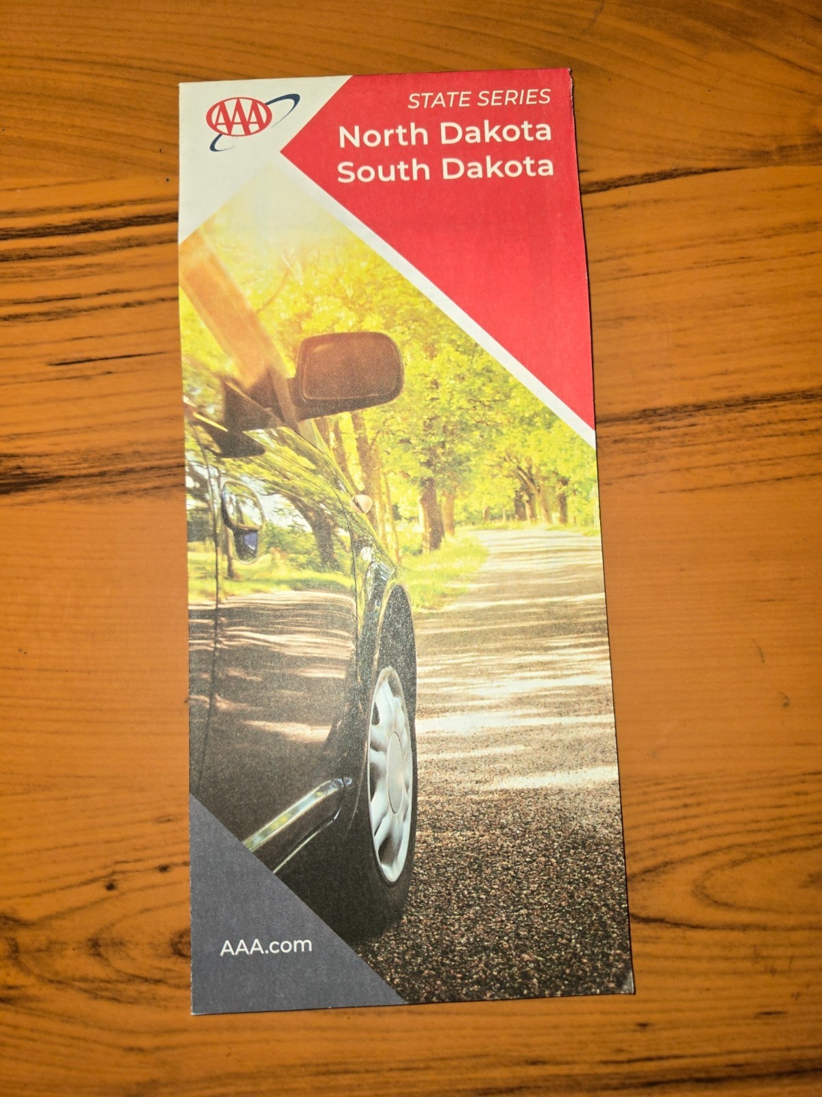 NORTH DAKOTA SOUTH DAKOTA ND SD State Map AAA Road Tour Map NEW