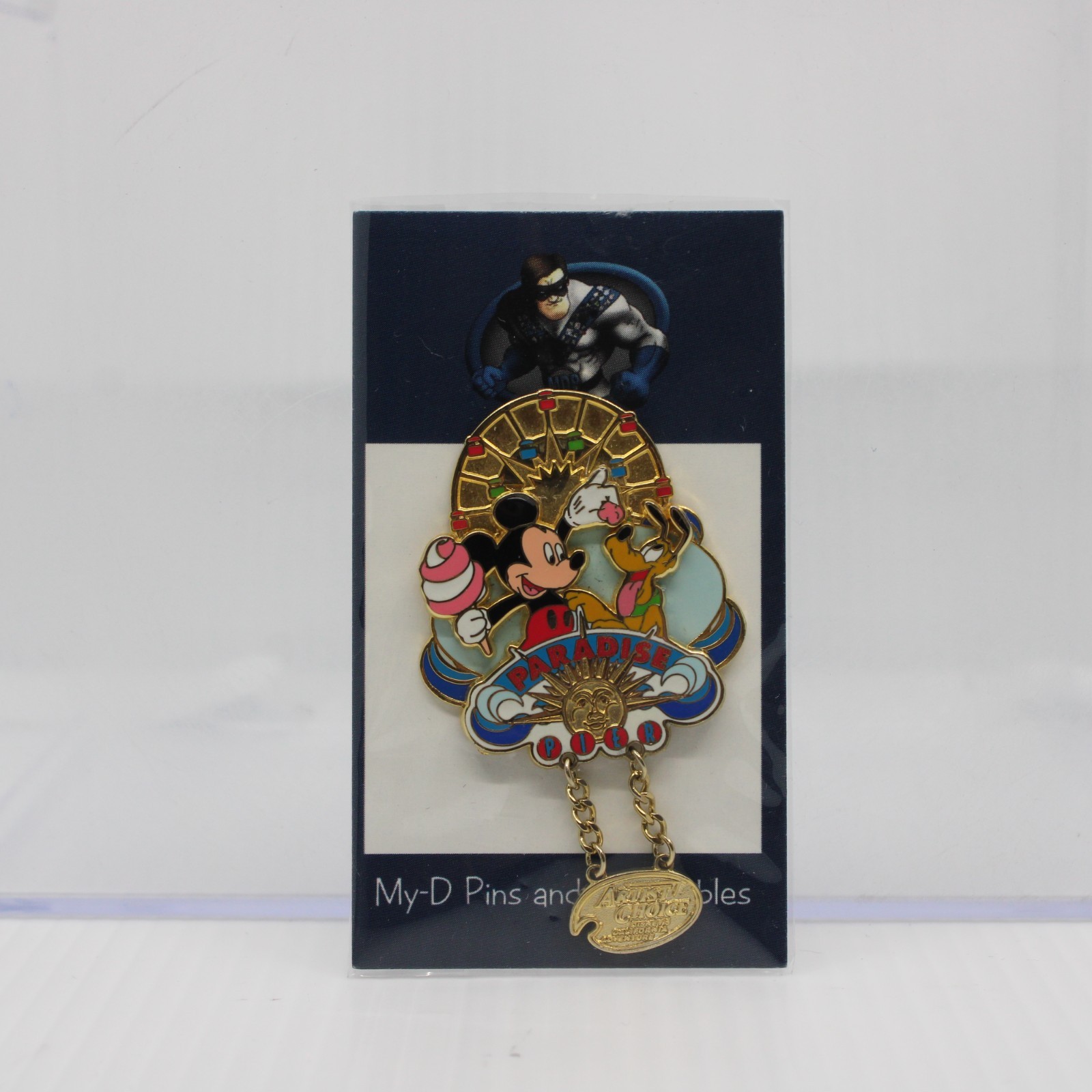 C2 Disney DLR LE Pin Artist Choice Paradise Pier Mickey Mosue Pluto C2 Disney DLR LE Pin Artist Choice Paradise Pier Mickey Mosue Pluto
