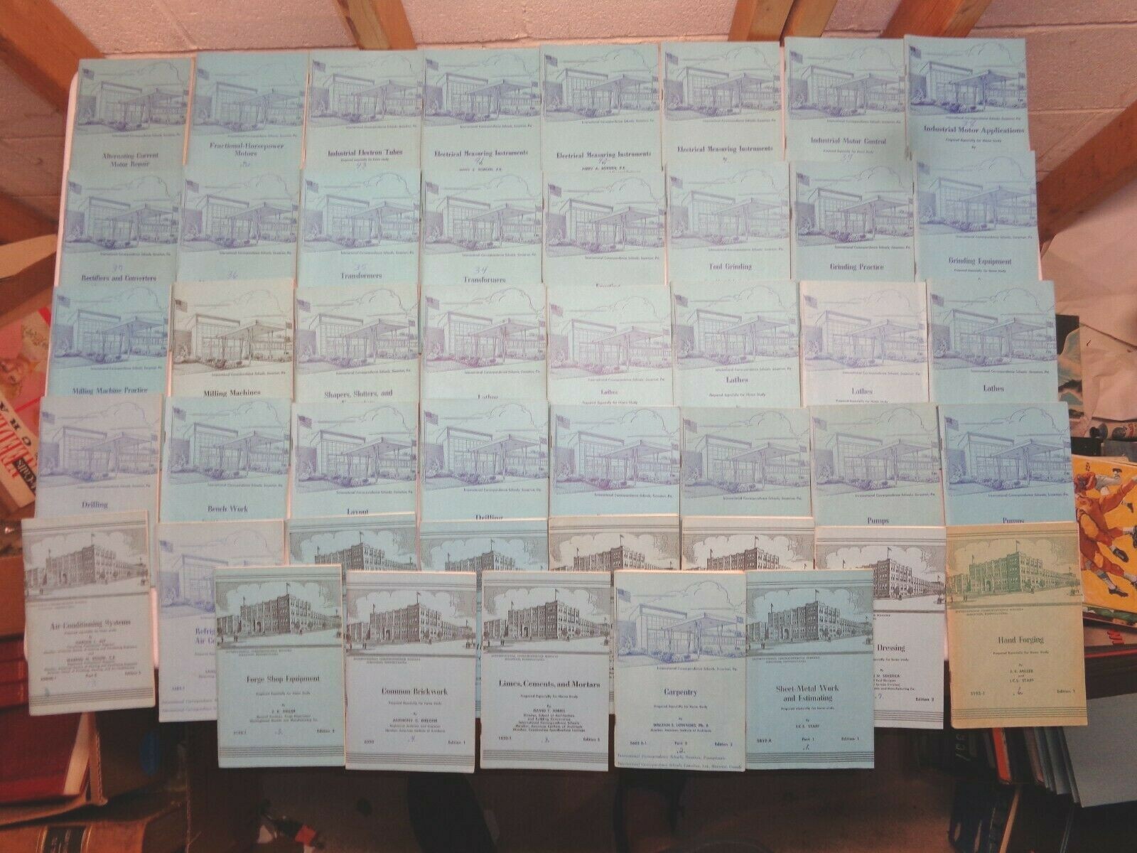 45 International Correspondence Schools Booklets~30's-50's~Electrical~Industrial