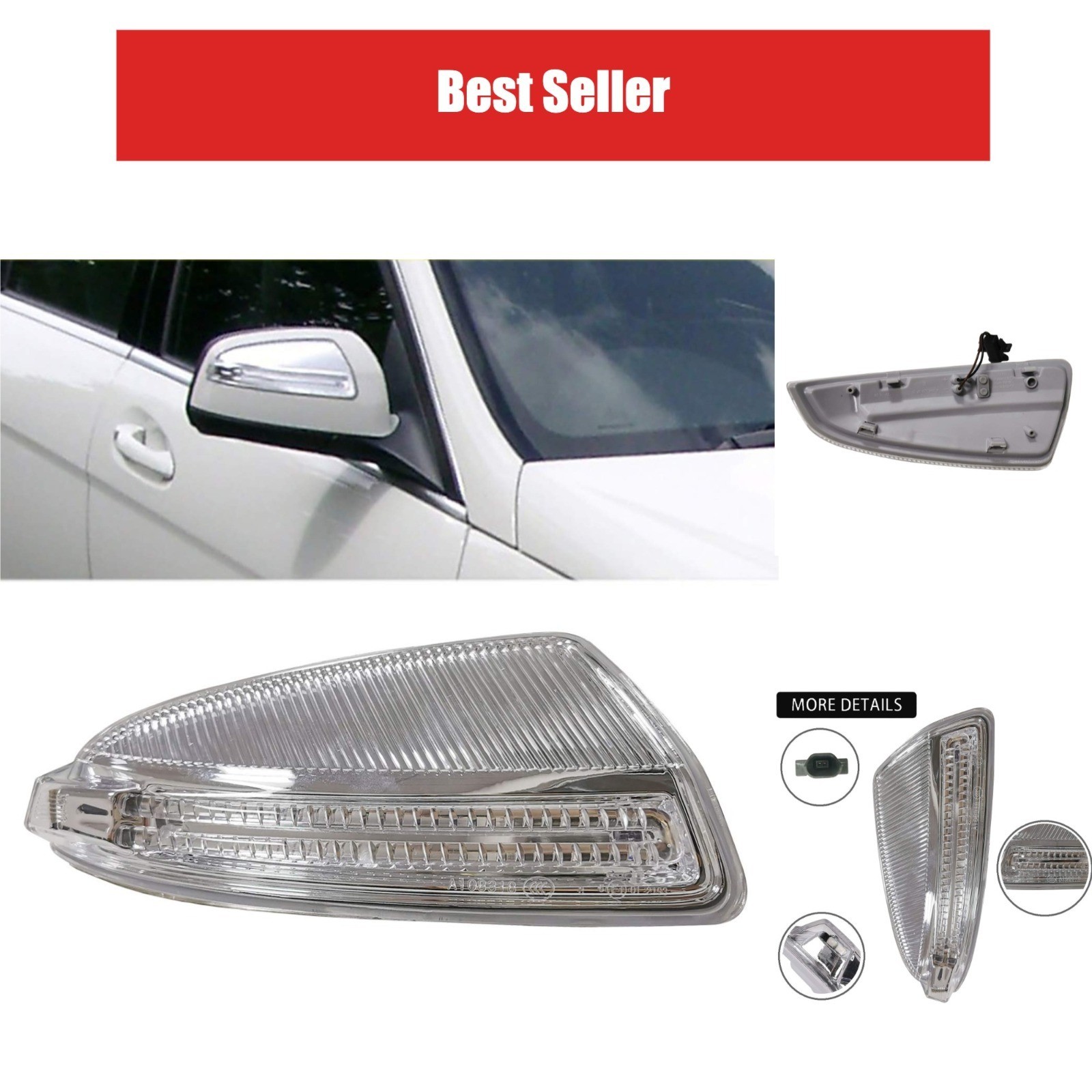 LED Turn Signal Mirror Housing Right Mercedes W204 C-Class