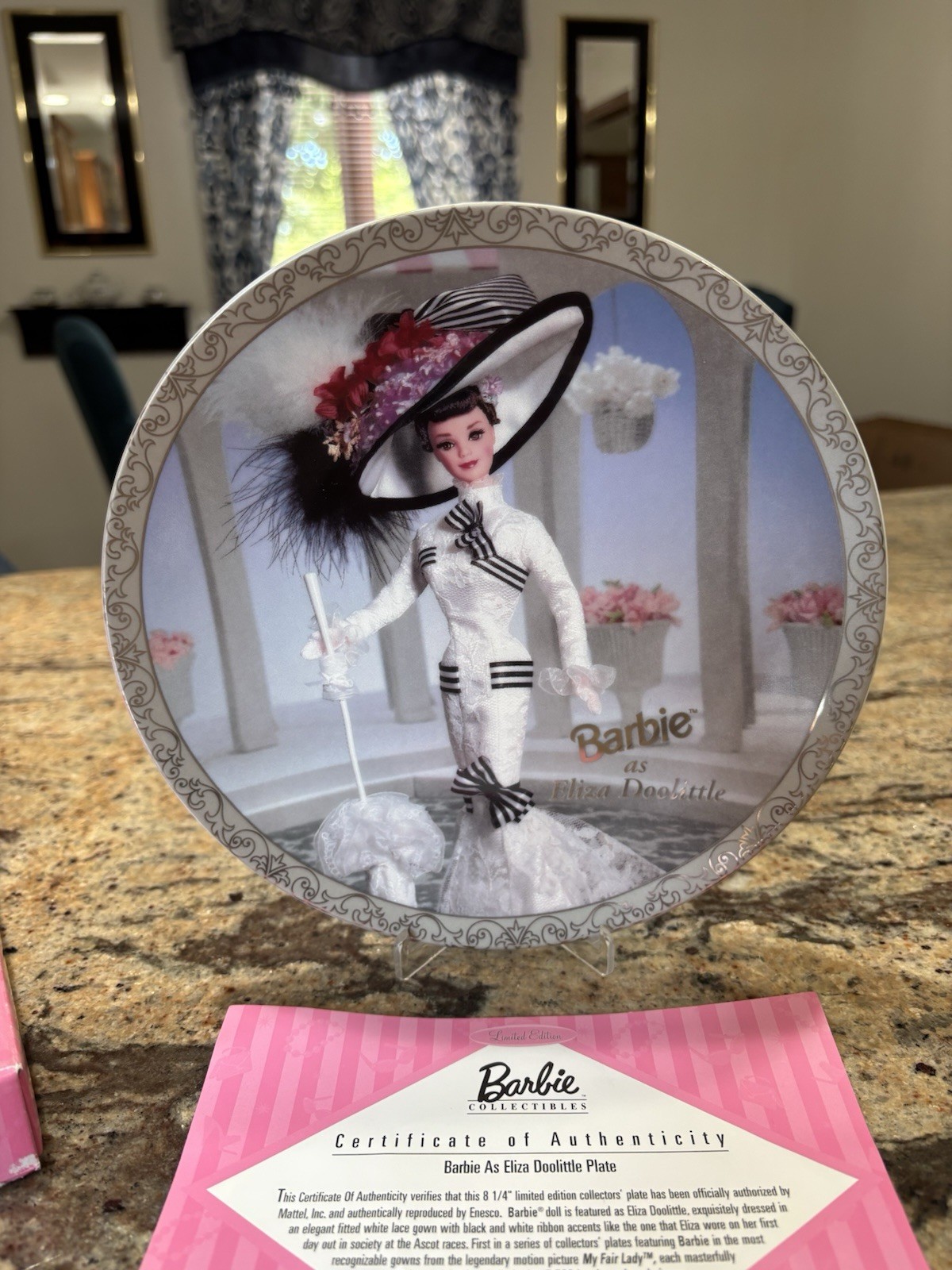 My Fair lady Eliza Doolittle Plate Barbie My Fair lady Eliza Doolittle Plate Barbie