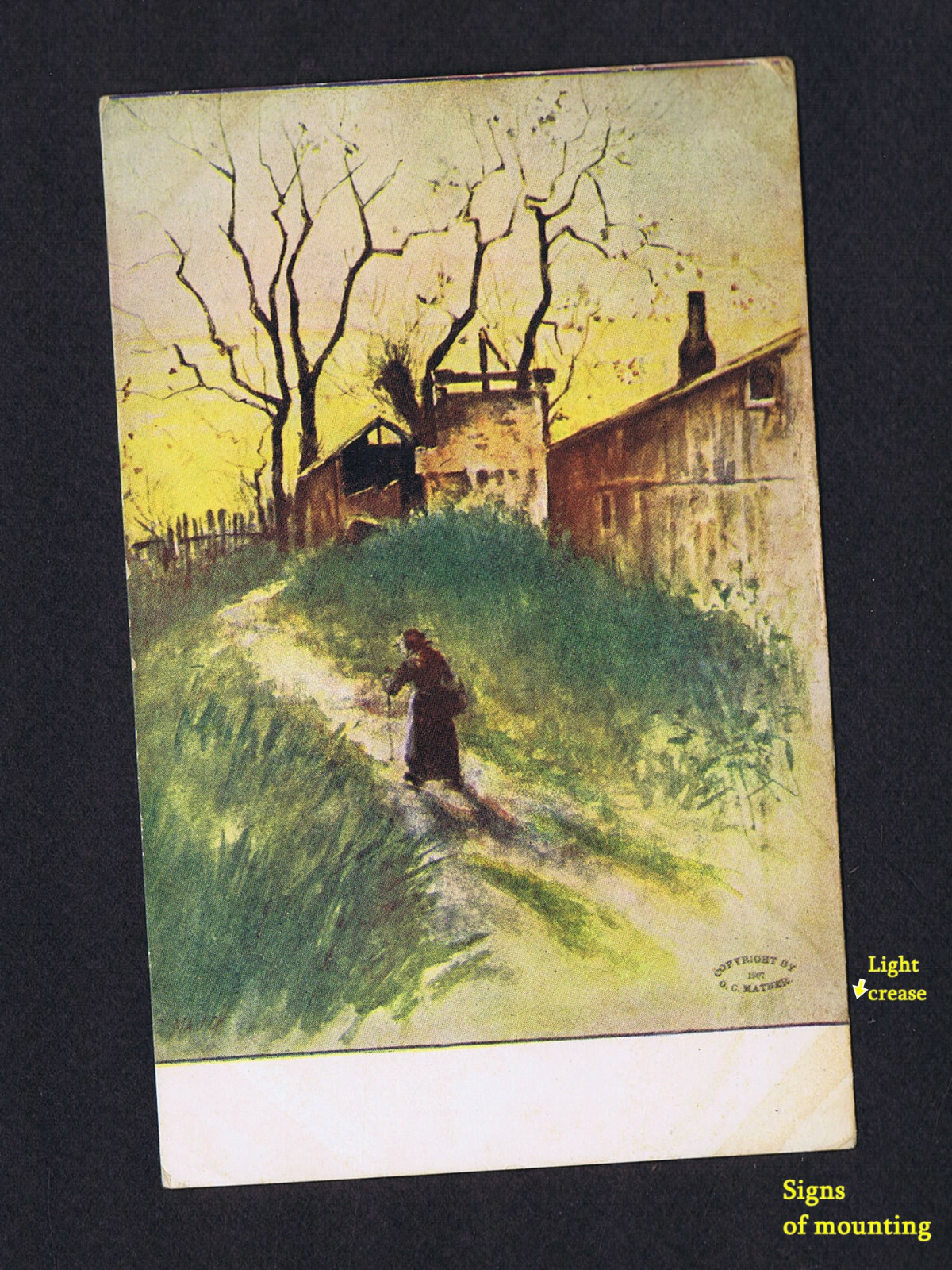  1907 COUNTRY SCENE 