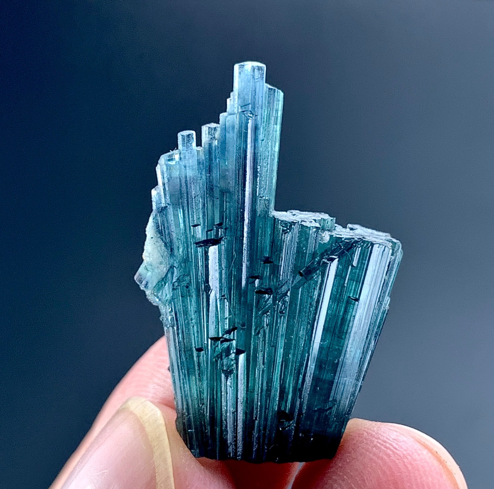 19 CTs Natural Indicolite Tourmaline Crystal specimen from Afghanistan