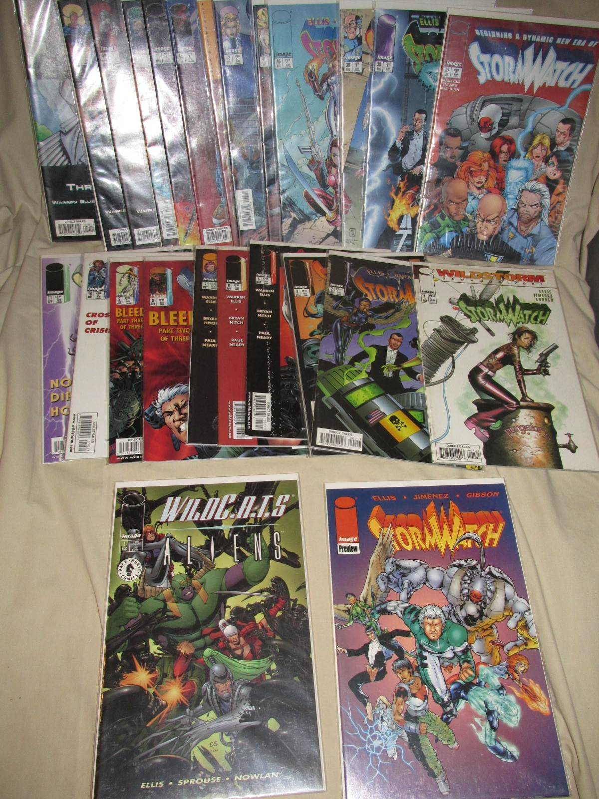 Stormwatch #41 - 50, #1-11, Aliens (Image) Warren Ellis 1st Apollo Midnighter Stormwatch #41 - 50, #1-11, Aliens (Image) Warren Ellis 1st Apollo Midnighter