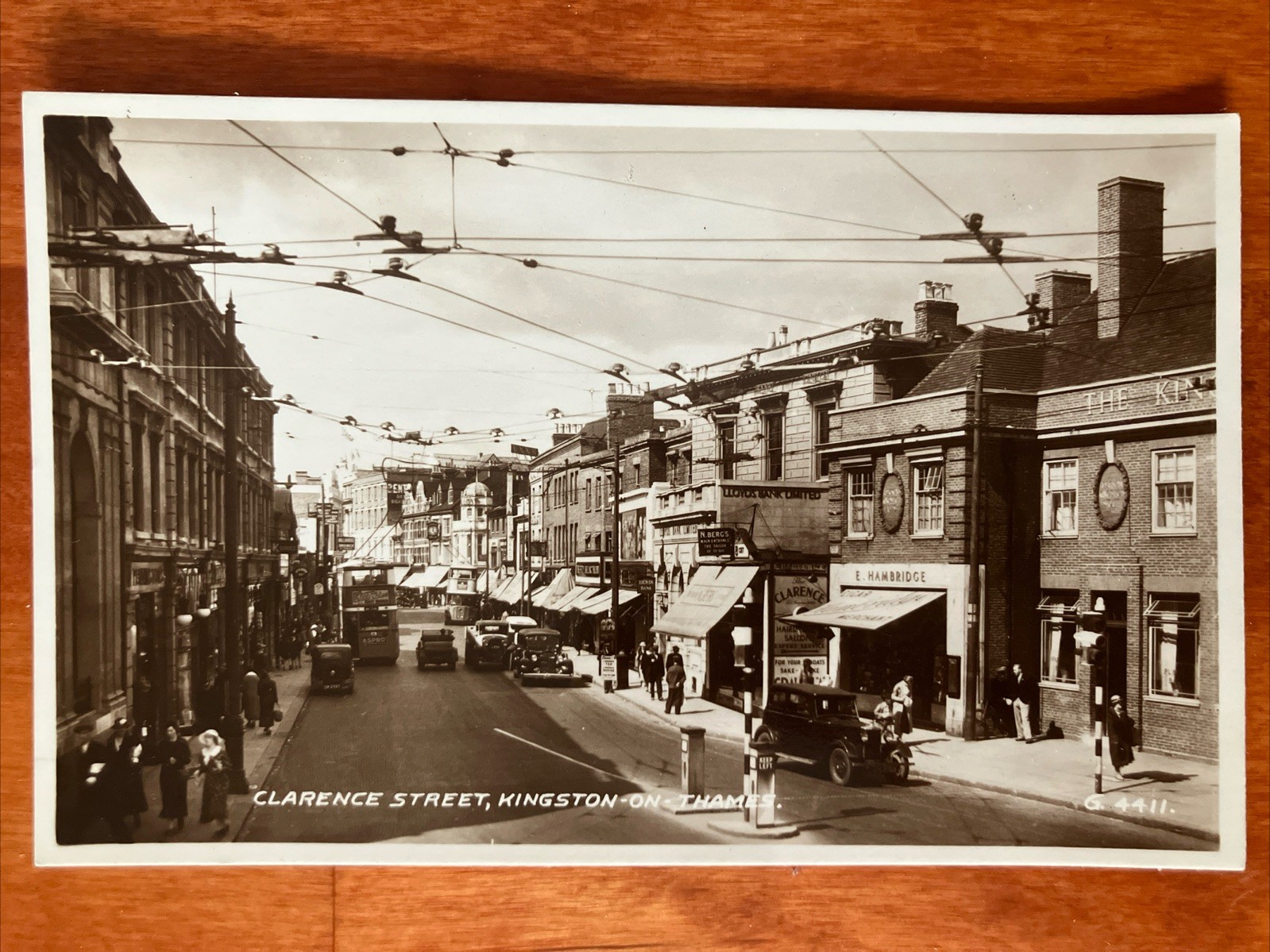 Clarence St Kingston ON Thames UK Postcard 