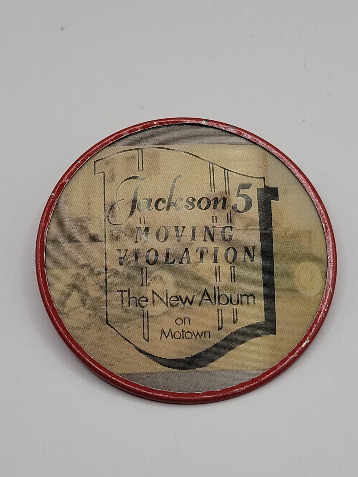 VINTAGE 1975 Jackson 5 Moving Violation LENTICULAR 2.5\ VINTAGE 1975 Jackson 5 Moving Violation LENTICULAR 2.5\