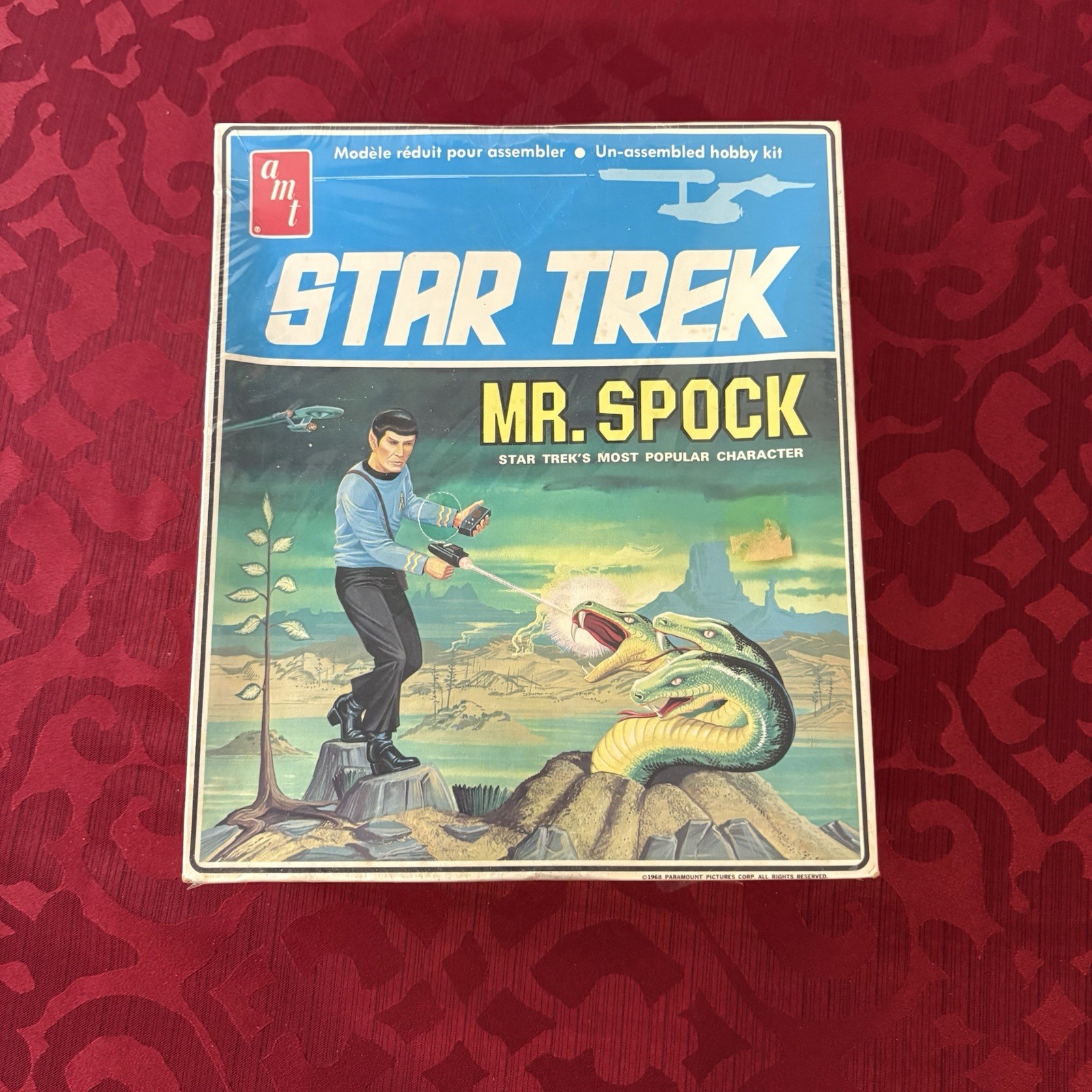 NEW 1968/1970s Vintage AMT S956 Star Trek Mr Spock Figure Model Kit Sealed NEW 1968/1970s Vintage AMT S956 Star Trek Mr Spock Figure Model Kit Sealed