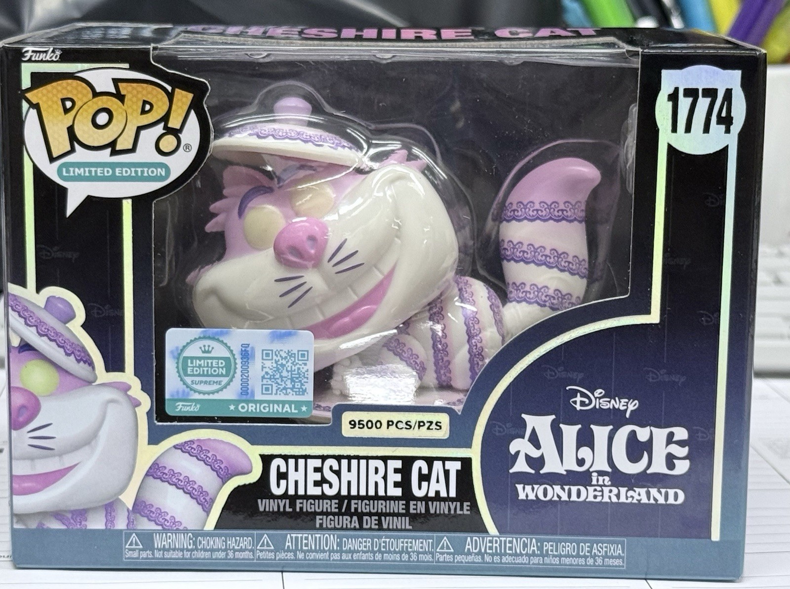 Funko Pop Cheshire Cat #1774 Alice Wonderland LE 9500 BoxLunch Exclusive