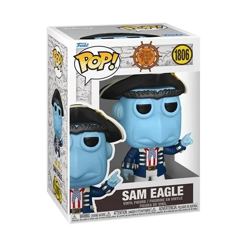 Funko POP The Muppets Treasure Island Sam Eagle Figure 1806 + Protector Funko POP The Muppets Treasure Island Sam Eagle Figure 1806 + Protector