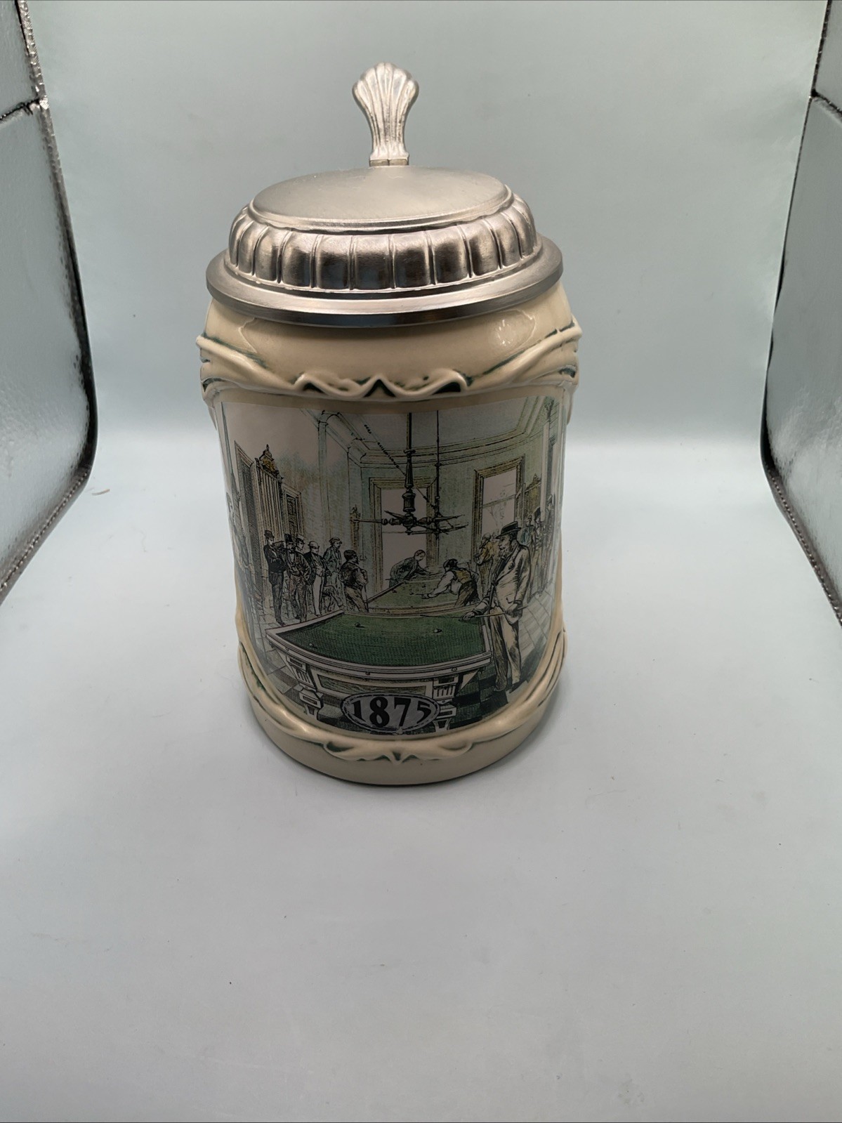 Billard Congress of America “1875” Limited Edition Vintage Historical Stein Billard Congress of America “1875” Limited Edition Vintage Historical Stein