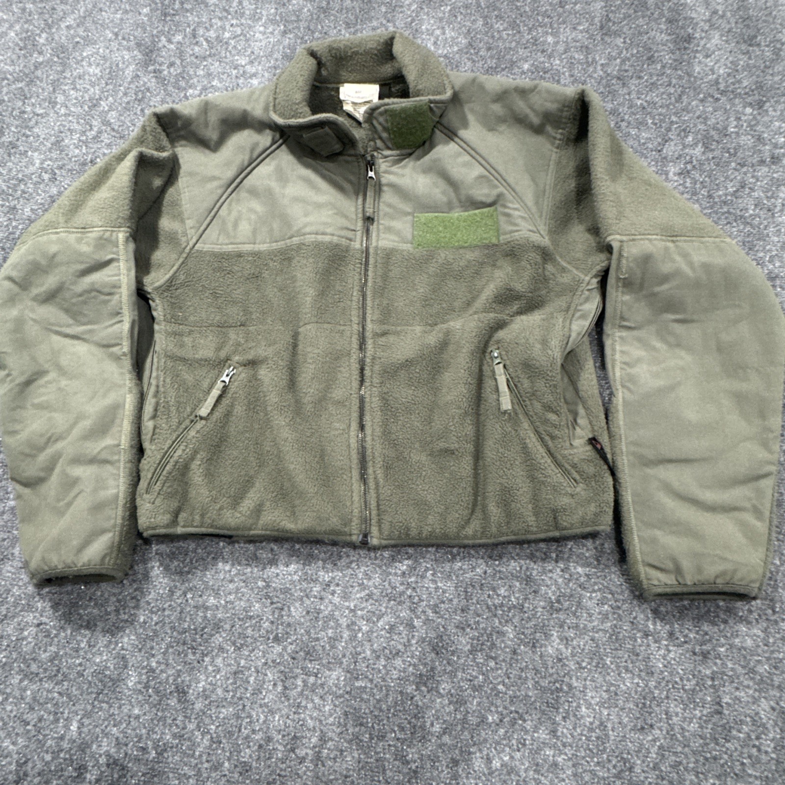  US Military Sage Green CWU-100/P Flyer's Jacket Liner Fleece size medium-reg