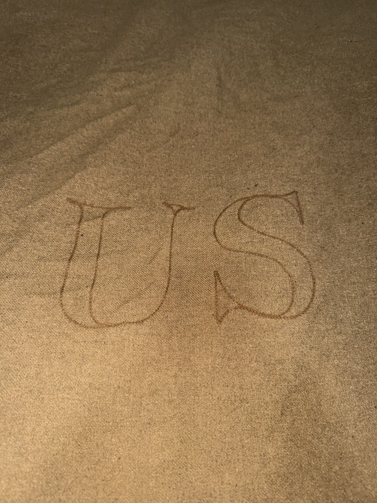 US Army Wool Blanket Mustard Brown, Olive drab wool blanket