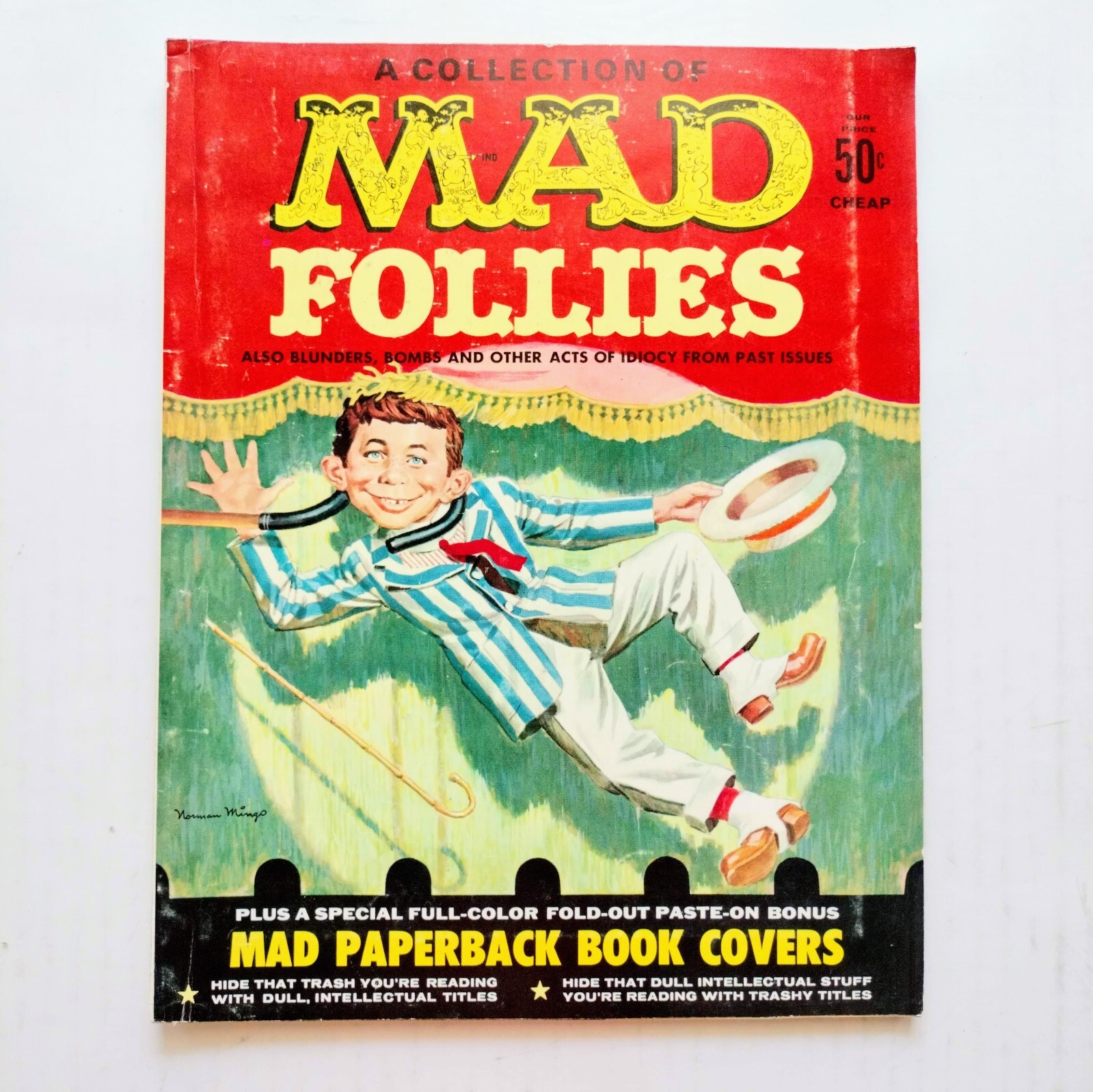 MAD Magazine A Collection of MAD Follies 1963 Book Covers Insert Included