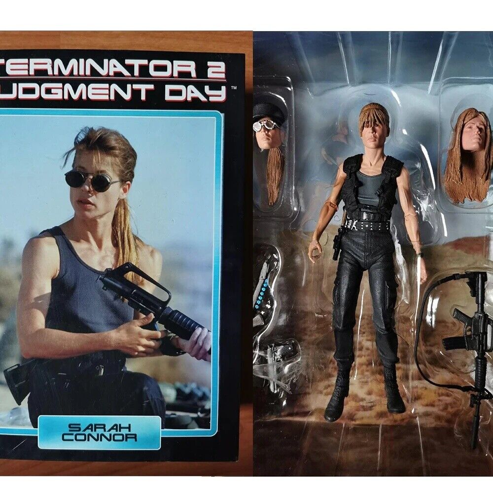 NECA Sarah Terminator Figure 2 Judgment Day T-800 Sarah Connor Action Figure