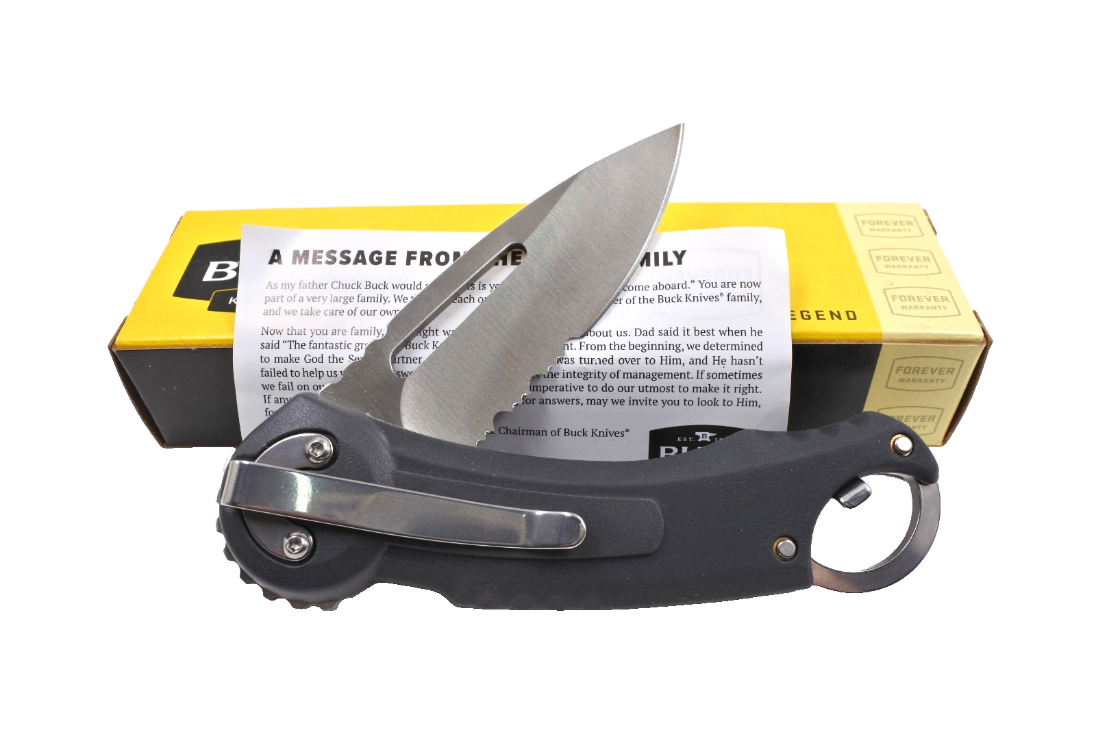 BUCK 750 Redpoint Folding Knife With Bottle Opener New In Box BUCK 750 Redpoint Folding Knife With Bottle Opener New In Box