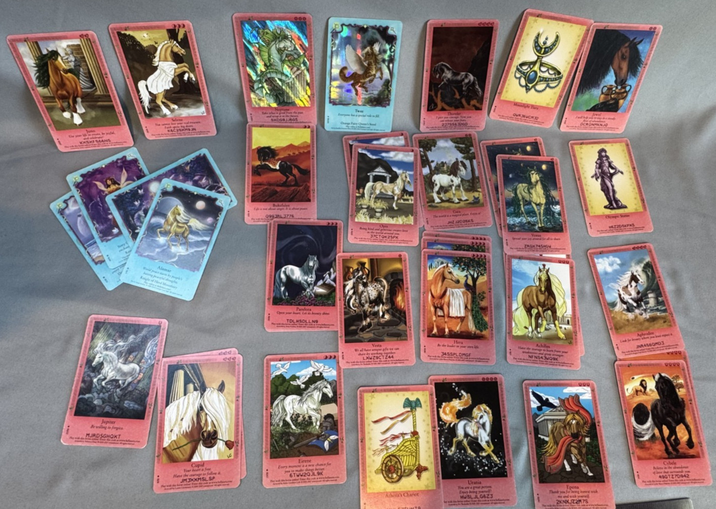 Bella Sara Horse Card Lot 37 Cards w/ 3 Foils Neptune Thunder Twee 2005-2007 Bella Sara Horse Card Lot 37 Cards w/ 3 Foils Neptune Thunder Twee 2005-2007