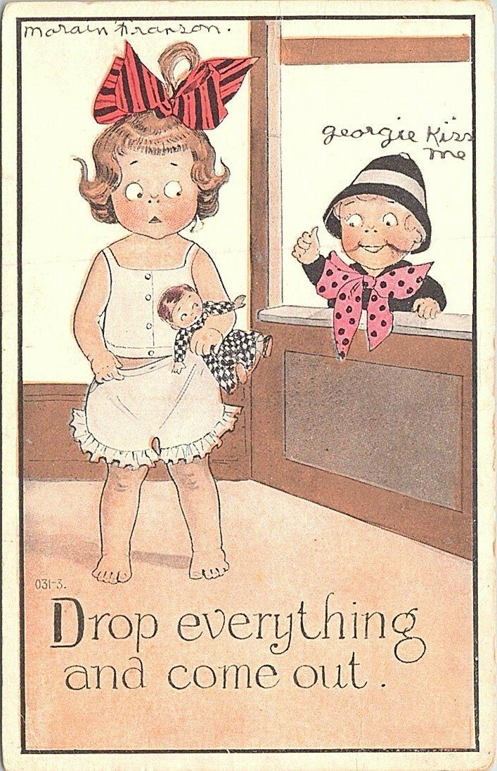 LITHO Boy & Girl Flirting \
