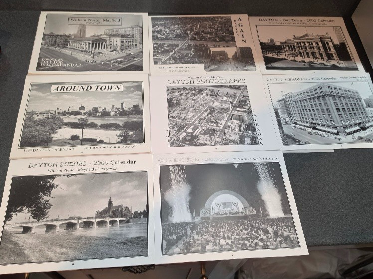 William Preston Mayfield Dayton Ohio History Calendar Lot 8 Vintage 1994-2005