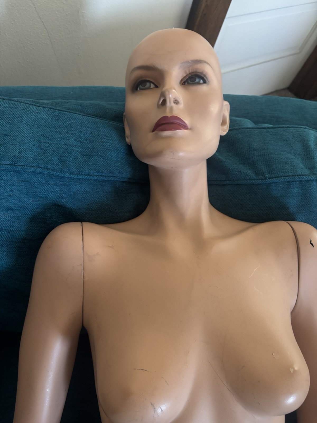 Vintage Greneker Female Seated Mannequin 1980
