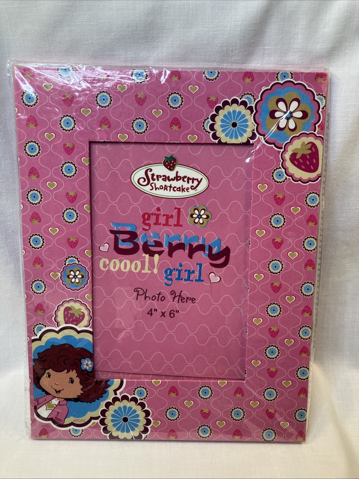 VTG 2005 American Greeting Strawberry Shortcake Photo Frame 4\'\' X 6\'\' RARE New