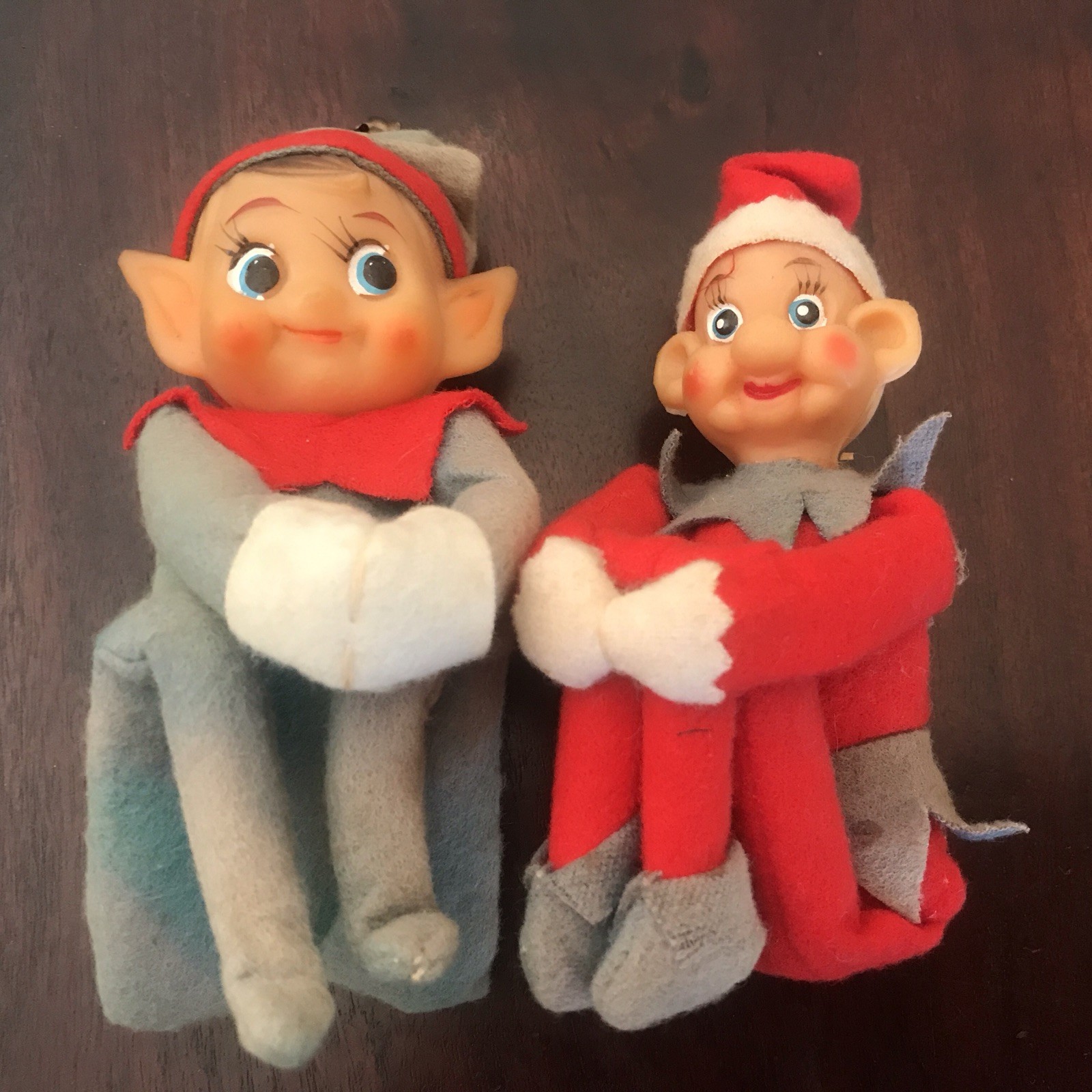 Vintage Knee Hugger Elves Pixies Set Of 2 Vintage Knee Hugger Elves Pixies Set Of 2
