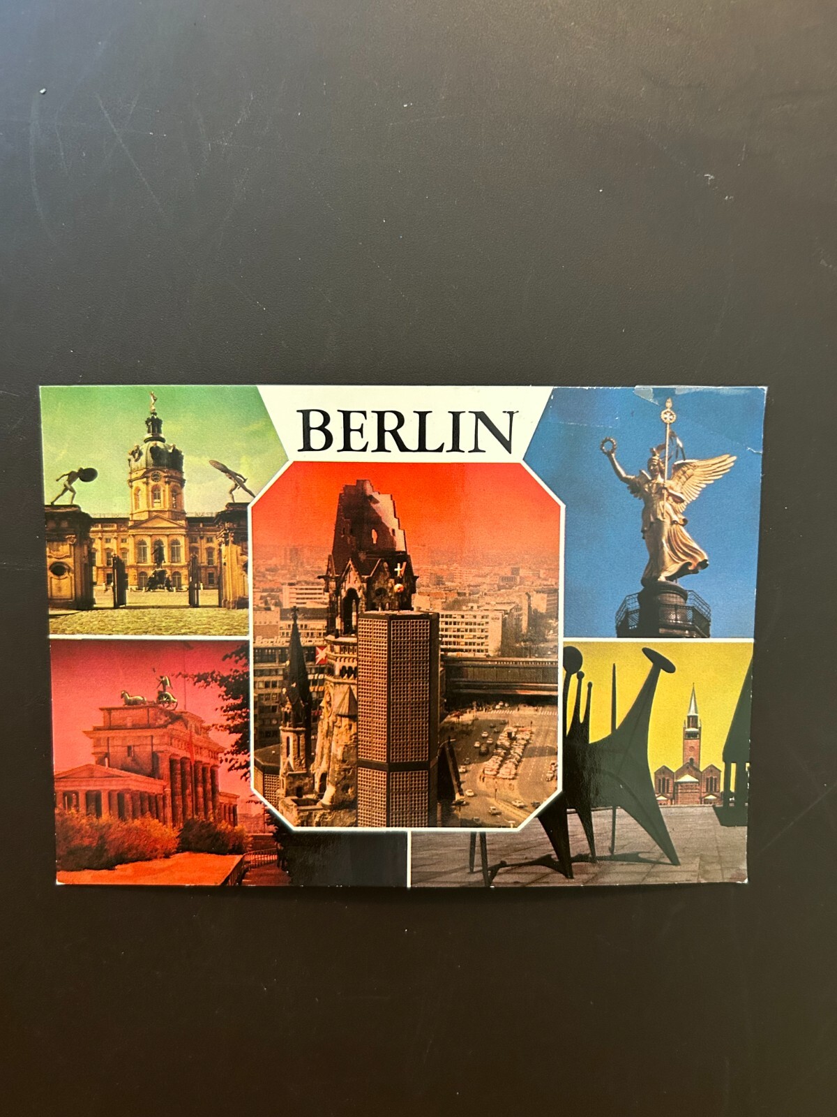 Berlin Germany multi view postcard