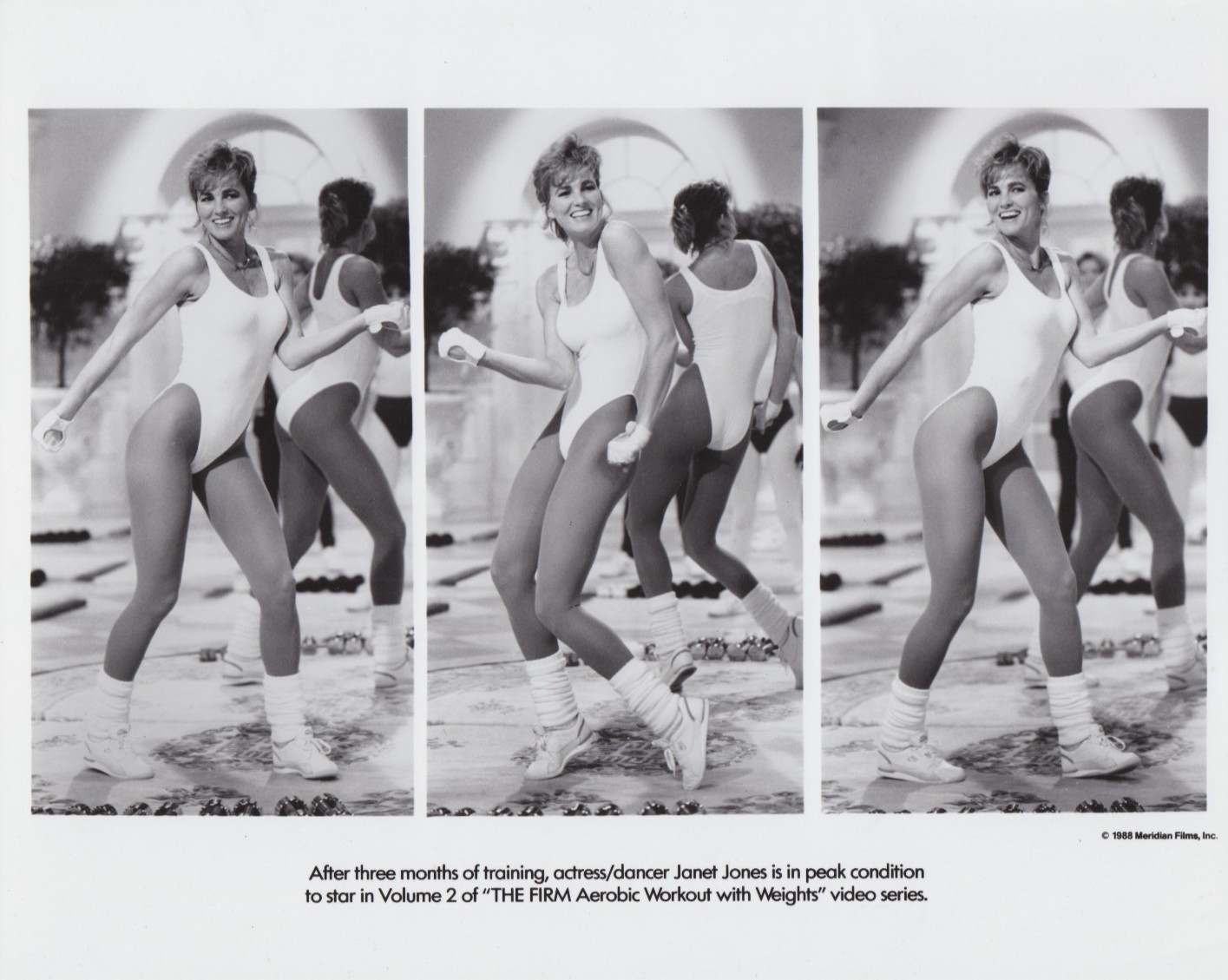 1988 Press Photo Dancer Janet Jones in 