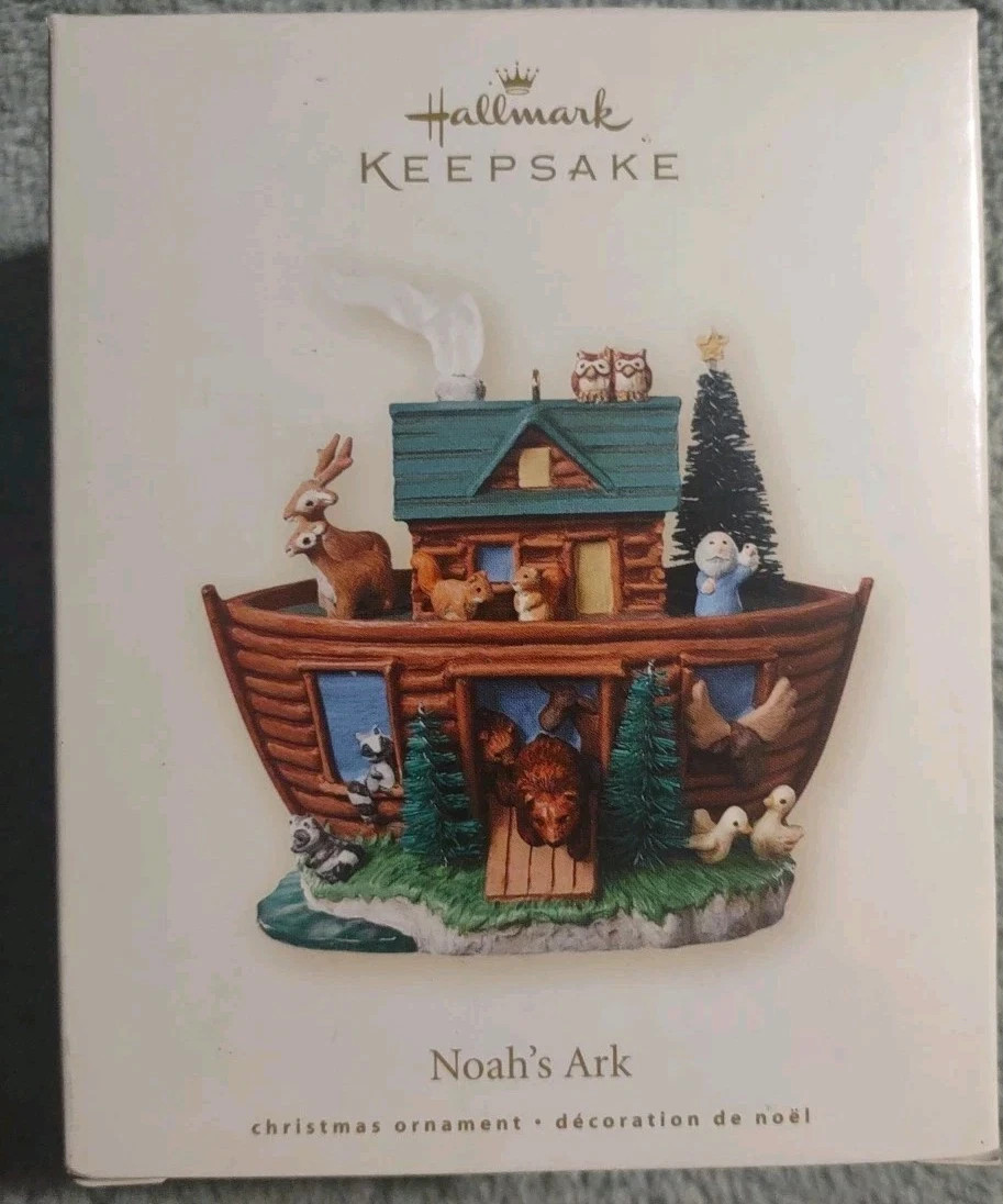 GENUINE Hallmark Keepsake Ornament Noah\'s Ark 2008-6-9-198