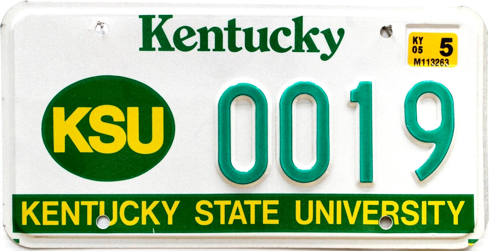 Kentucky License Plate | 2005 Kentucky State University Kentucky License Plate | 2005 Kentucky State University