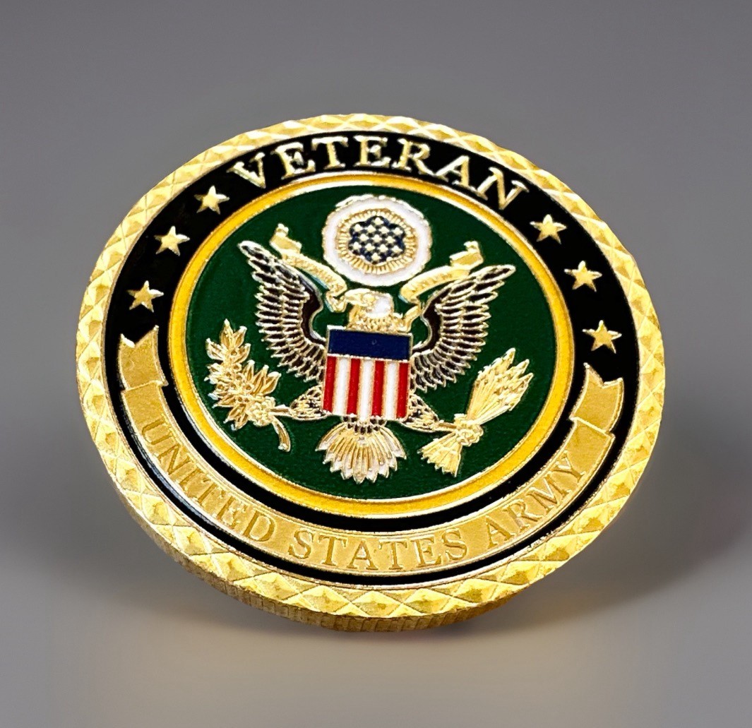 U.S. Army Veteran Challenge Coin ·IN STOCK· ·FAST SHIPPING· ·NEW· U.S. Army Veteran Challenge Coin ·IN STOCK· ·FAST SHIPPING· ·NEW·