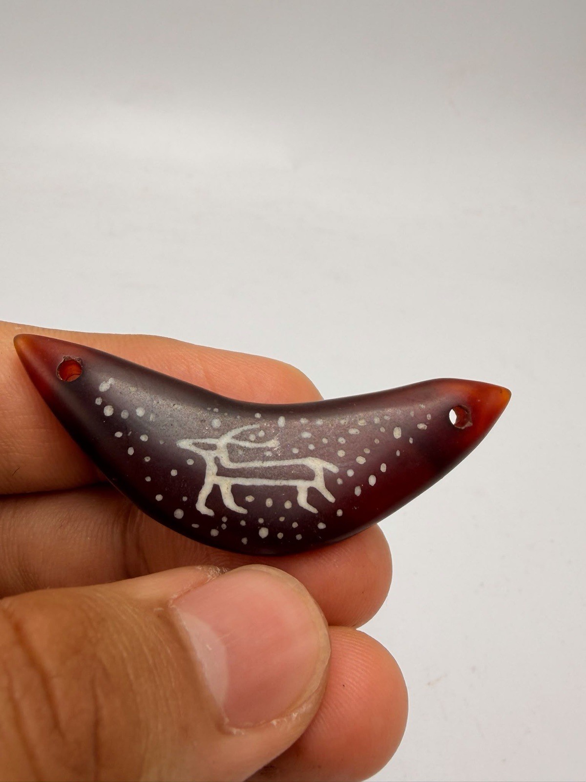 Antique Roman Agate  Carnelian-stone Good Luck Rate Amulet