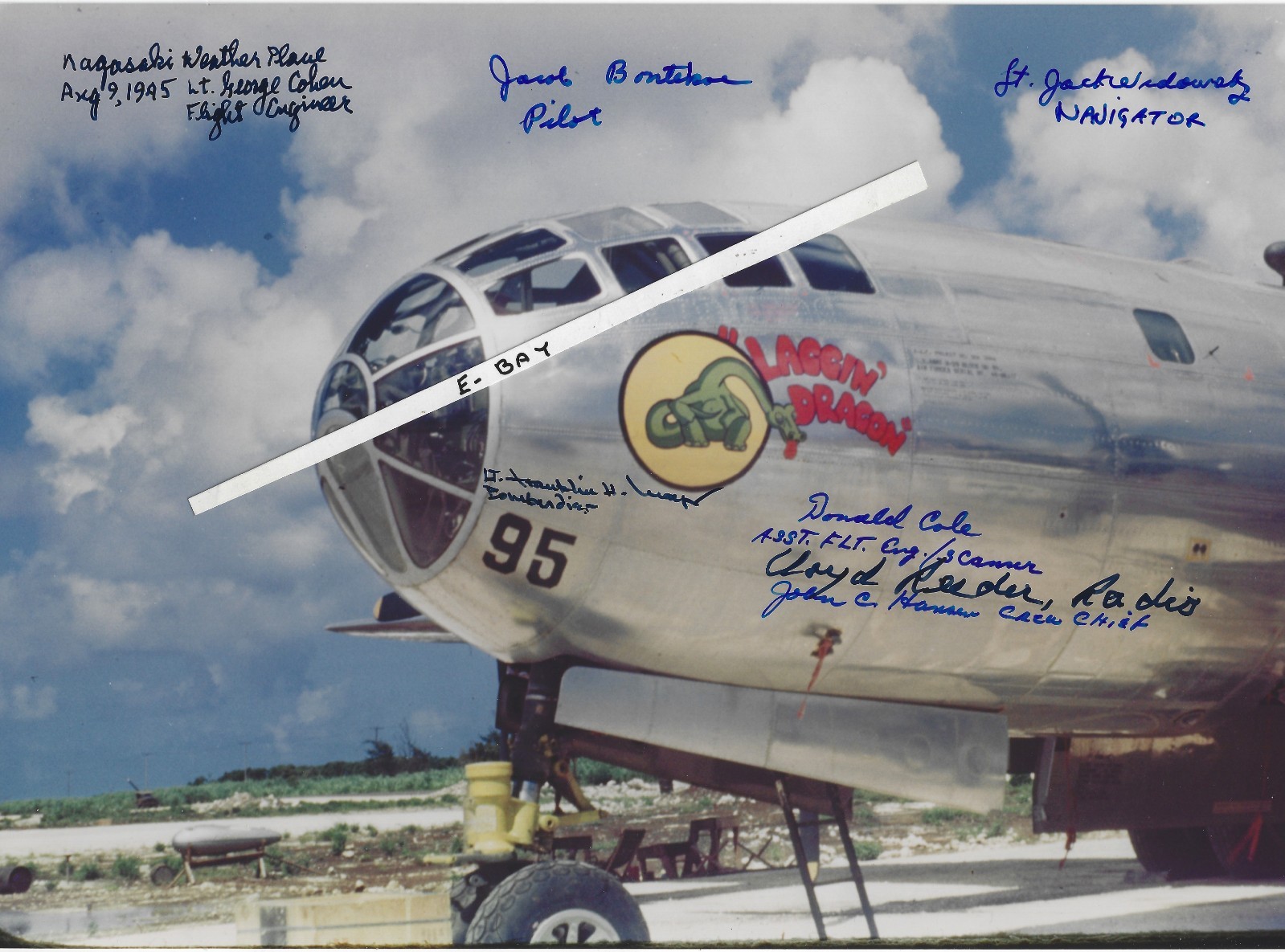 509th Composite Group, Laggin Dragon, Nagasaki Advance Weather Plane, Crew B8 #2