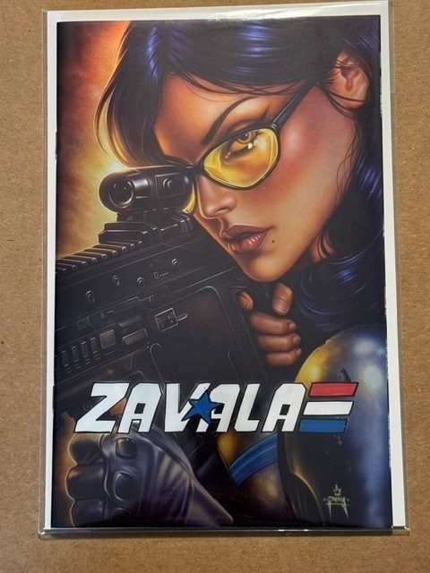 GI JOE #23 Exclusive Foil LTD 599🔥SPECIAL SIGNED by MARTIN ZAVALA wCOA 🔥