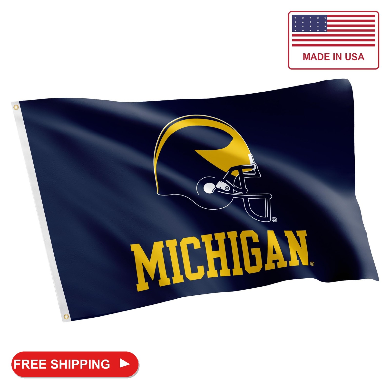 Desert Cactus University of Michigan Wolverines Flag 3x5 Outdoor (Y) Desert Cactus University of Michigan Wolverines Flag 3x5 Outdoor (Y)