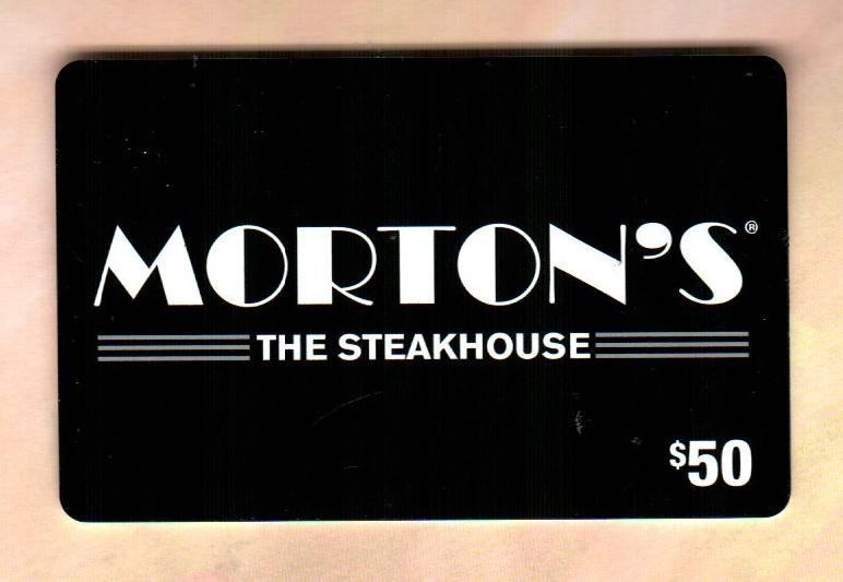 MORTON'S The Steakhouse, Collectible ( 2012 ) Gift Card ( $0 - NO VALUE ) MORTON'S The Steakhouse, Collectible ( 2012 ) Gift Card ( $0 - NO VALUE )
