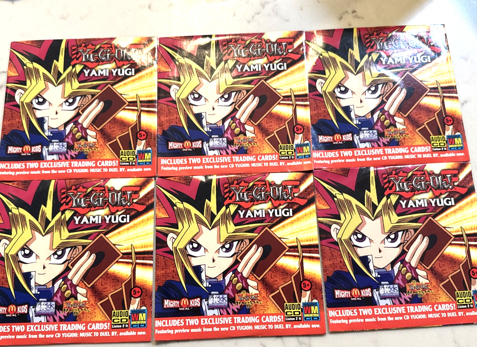 Vintage Yu-Gi-Oh 2002 McDonald's Promo Pack Lot (6 Packs) - Factory Sealed New Vintage Yu-Gi-Oh 2002 McDonald's Promo Pack Lot (6 Packs) - Factory Sealed New