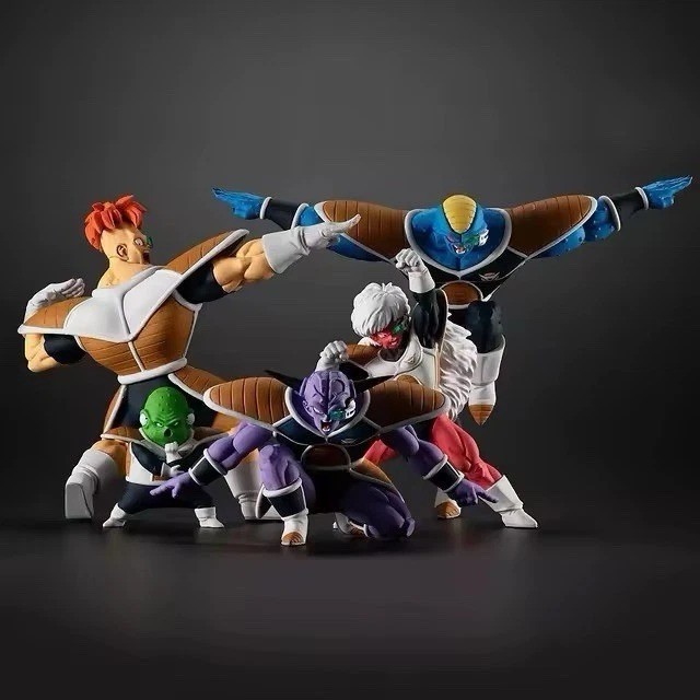 Anime Dragon Ball Z Ginyu Force Figure DBZ Jeice Guldo Recoom Burter Action